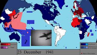 World War II on All Fronts Every Day [upl. by Kayle]