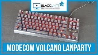 Modecom Volcano LanParty  mechaniczny tenkeyless w dobrej cenie [upl. by Stock66]