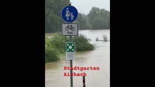 Hochwasser Landkreis Aichach Friedberg Dasing [upl. by Enilraep586]