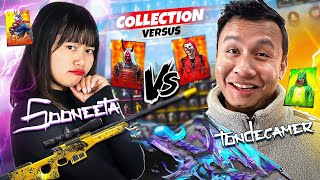 Sooneeta Vs Tonde Gamer The End Collection Battle 😜Free Fire Max [upl. by Aitnecserc310]