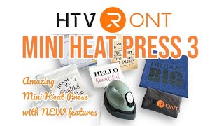 HTVRONT Mini Heat Press 3 [upl. by Jamey99]