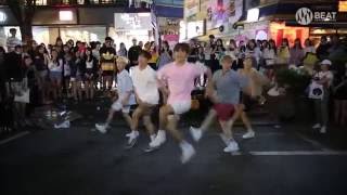 Chris Brown  Fine China Dance cover Busking in Hongdae [upl. by Lenssen]