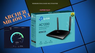 Archer MR400 4G LTE Router Unboxing [upl. by Kelci]