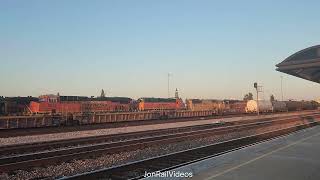 82924 Pre Metrolink 91PV Line M712 flies through Commerce ft refurb bombardier [upl. by Lasley]