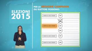 Elezioni Comunali e Regionali 2015  Campania quotCome si votaquot [upl. by Dyann]