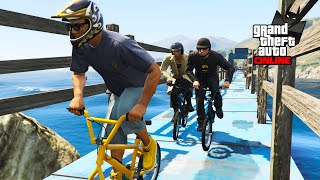 GTA V Online FÚRIA EM DUAS RODAS 73 ACREDITE NO MORCEGÃO DE BMX [upl. by Anazus]