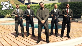 MICHAEL BECOMES THE MAFIA MOB BOSS GTA 5 Mods [upl. by Kudva235]