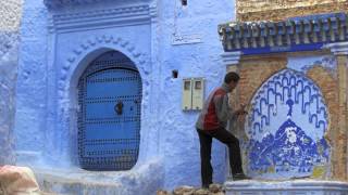 Chefchaouen ville bleue Maroc [upl. by Atiuqet]