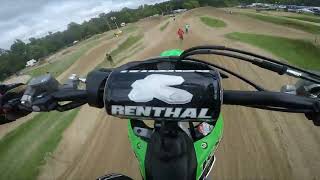 Morelands MX 2023 Round 10 2023 KX250 First Track Day Ends HORRIBLE [upl. by Reinertson]