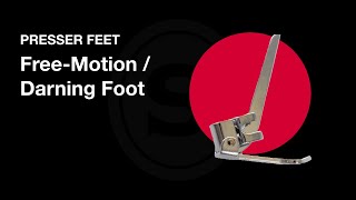 Singer FreeMotionDarning Presser Foot [upl. by Adnauqaj180]