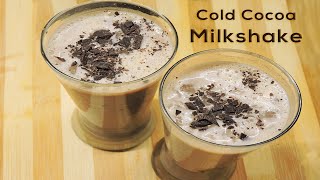 Cold Cocoa Milk  Cold Cocoa Milkshake With Cocoa Powder  Milkshake By Glutton [upl. by Ientirb]