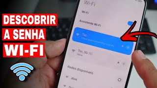 COMO DESCOBRIR A SENHA DO WIFI CONECTADO NO SEU CELULAR SEM APPS [upl. by Frum67]