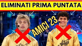 CHI è USCITO DALLA PRIMA PUNTATA 1 DEL SERALE DI AMICI 23 IERI 2303 2024 [upl. by Linda]