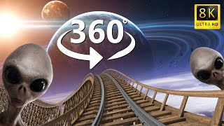 🎢EXTREME ROLLER COASTER 360°  VR Video [upl. by Marilin]