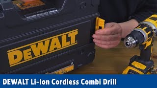 DEWALT LiIon Cordless Combi Drill  Screwfix [upl. by Koran]