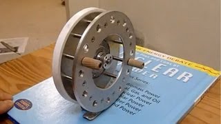 Homemade Centre Pin Fishing Reel  Version 3 [upl. by Nan]