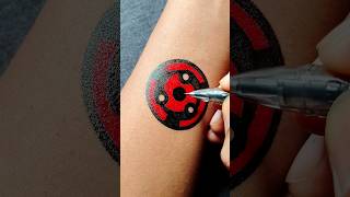 Sharingan eye  Madara Uchiha tattoo idea tattoo tattooideas anime animeart shorts [upl. by Einnel776]