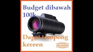 Cheap Telescope Review Suncore 40x60 teropong murah meriah kualitas bagus [upl. by Matlick]