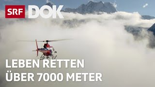 Die Bergretter in Himalaya – Rettungshelikopter in eisigen Höhen  Doku  SRF Dok [upl. by Assenad]