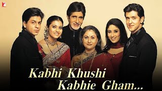 Kabhi Khushi Kabhi Gham Full Movie Hindi  Shahrukh Khan Kajol Kareena Hritik Roshan Abhitabh [upl. by Arriec]