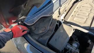 14 Acura MDX Cowling removal [upl. by Doner]