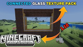 Connected Glass Addon For Mcpe 120 connected glass mcpack [upl. by Atiruam]