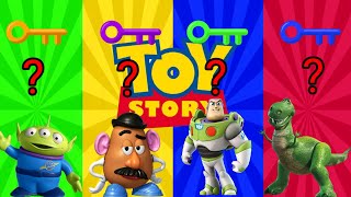 Looking for Disney Pixar Toy Story Woody Jessie buzz lightyear Rex Slinky Hamm Mrpotato head [upl. by Carmon907]