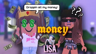 MONEY 🤑  LALISA  Roblox Lyric Prank [upl. by Elery]