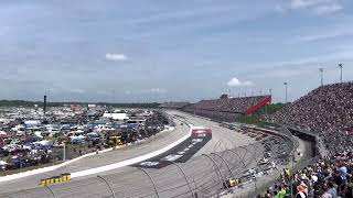 Start of the 2023 NASCAR Goodyear 400 at Darlington Raceway From the Stands [upl. by Paryavi]