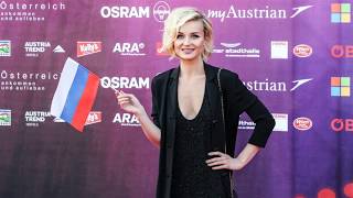 Polina Gagarina  Obezoruzhena  Обезоружена Lyrics English amp Español Sub [upl. by Ahsieat]