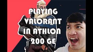 Valorant in the Athlon 200ge Review [upl. by Wendelina90]