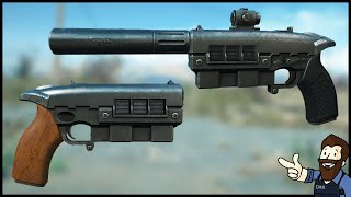 New Vegas 127mm Pistol  Fallout 4 Mod [upl. by Tommi]