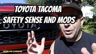 Toyota Safety Sense Wont Work With Tacoma Mods [upl. by Uis]