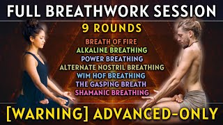 ADVANCED Full Breathing Session  9 Guided Rounds Multiverse Edition [upl. by Barcot670]