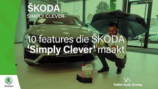 10 features die ŠKODA Simply Clever maakt  Vallei Auto Groep [upl. by Rothstein]