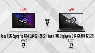 Asus ROG Zephyrus G14 GA402 2022 vs Asus ROG Zephyrus G14 GA401 [upl. by Florin404]