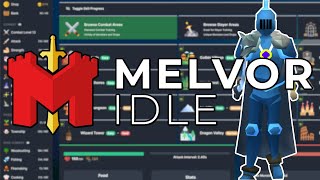 JAGEXS OTHER GAME  Melvor Idle First Impressions [upl. by Plume137]