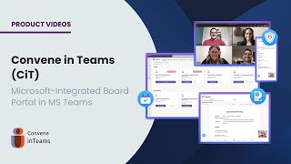 Convene in Teams CiT  The MicrosoftIntegrated Board Portal Solution in MS Teams [upl. by Caldeira]