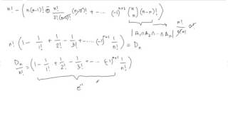 Derangements  An Application of the Inclusion Exclusion Principle [upl. by Saxela509]