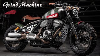 OffRoad Style Custom Indian Chief Motorcycle [upl. by Spaulding]