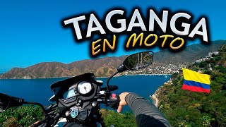 Viajé en Moto a Taganga Playa Grande 🇨🇴 🏍️ [upl. by Odnanref]