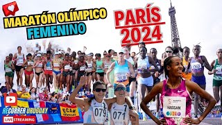 42k Maratón femenino de los Juegos Olímpicos París 2024 11ago  FRANCIA [upl. by Assenej]