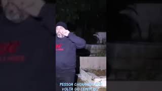 SUSTO  PESSOA CHORANDO NO CEMITÉRIO shorts misterio paranormal sobrenatural ghost [upl. by Erb697]