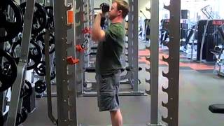 Overhead Press Bad Example [upl. by Letitia]