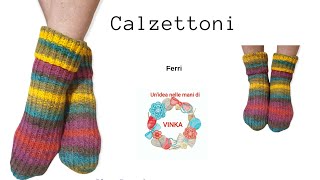 Tutorial Calzettoni ai ferri [upl. by Ricky147]