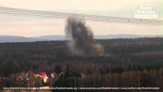 Fliegerbombe in der Dippser Heide gesprengt [upl. by Joh368]