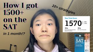 HOW TO GET A 1500 ON YOUR SAT IN 1 MONTH study plantips [upl. by Calida]