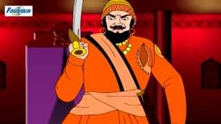 Shivaji Maharaj Marathi Animated Story  Shahiste Khanawar Halla [upl. by Ymia]