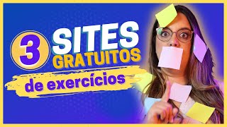 3 Sites de Exercícios Gratuitos ENEM e Vestibulares [upl. by Akirdnas]