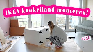 KLUSSEN IN MIJN NIEUWE HUIS ⚒️ IKEA KOOKEILAND MONTEREN amp GIETVLOER EINDRESULTAAT  WEEKVLOG 264 [upl. by Yttam]